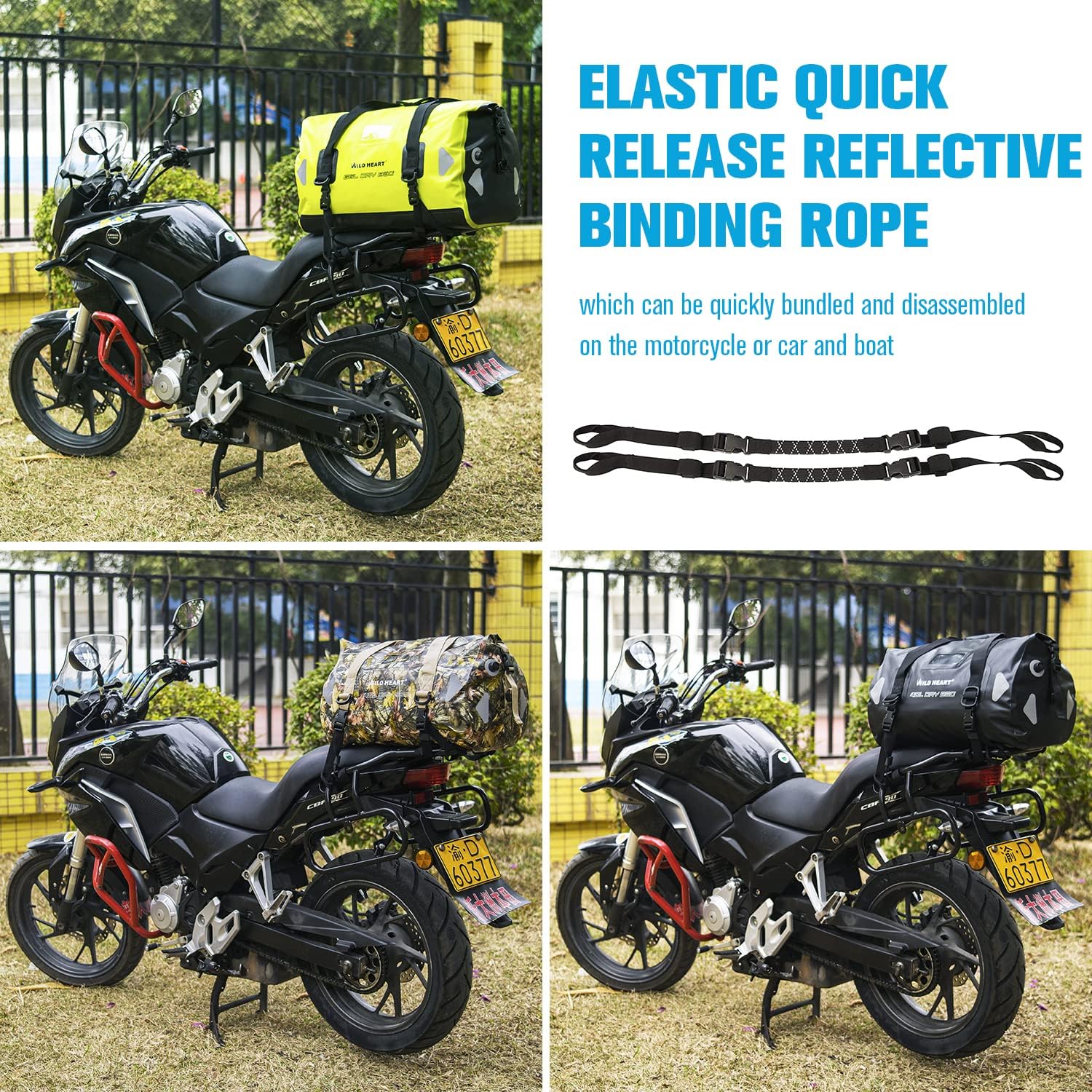 WILD HEART Borsone Impermeabile 40L 66L 100L - immagine 5