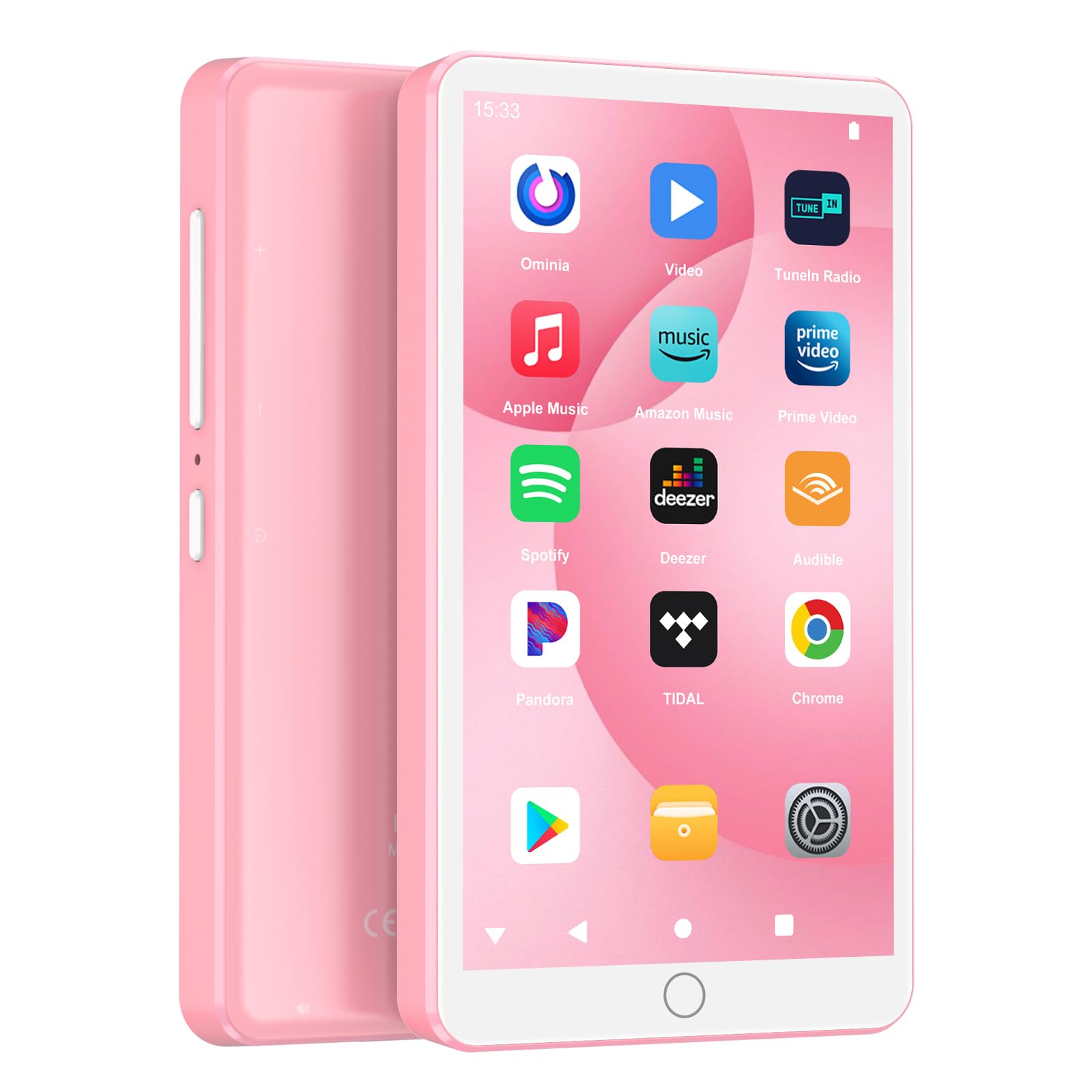 Lettore MP3 144GB con Bluetooth WiFi, Pink