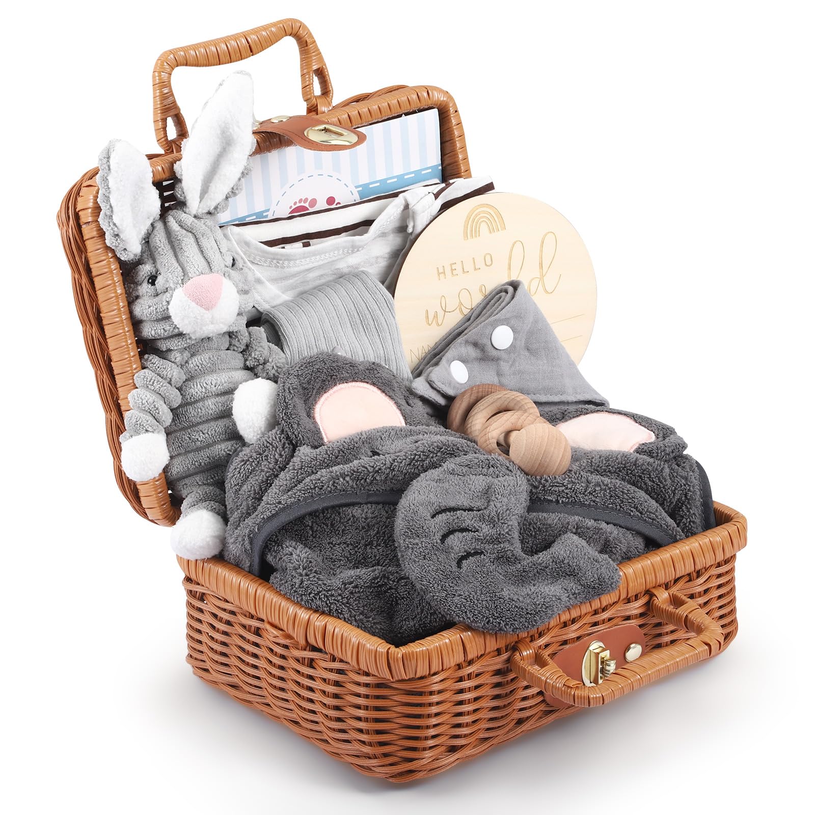 Newborn Gift Basket - Set Regalo Nascita 9 in 1