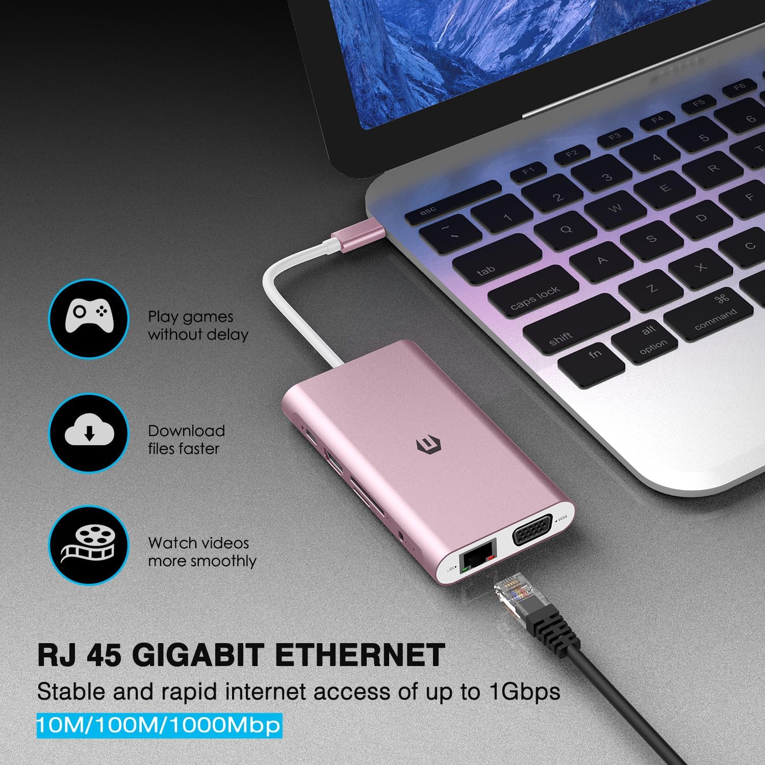 Hub USB C 11 in 1 con HDMI 4K e Ethernet - immagine 6