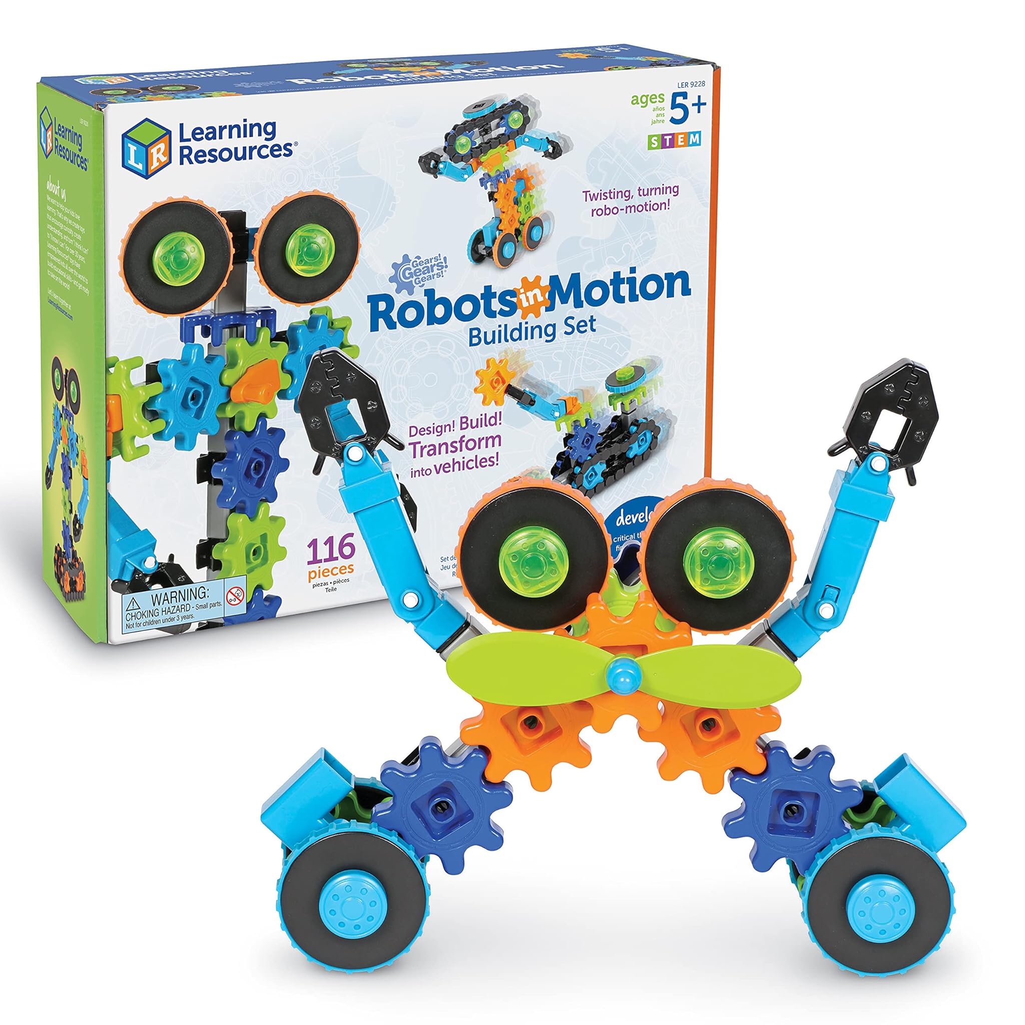 Learning Resources Robot in Movimento Gears Gears Gears