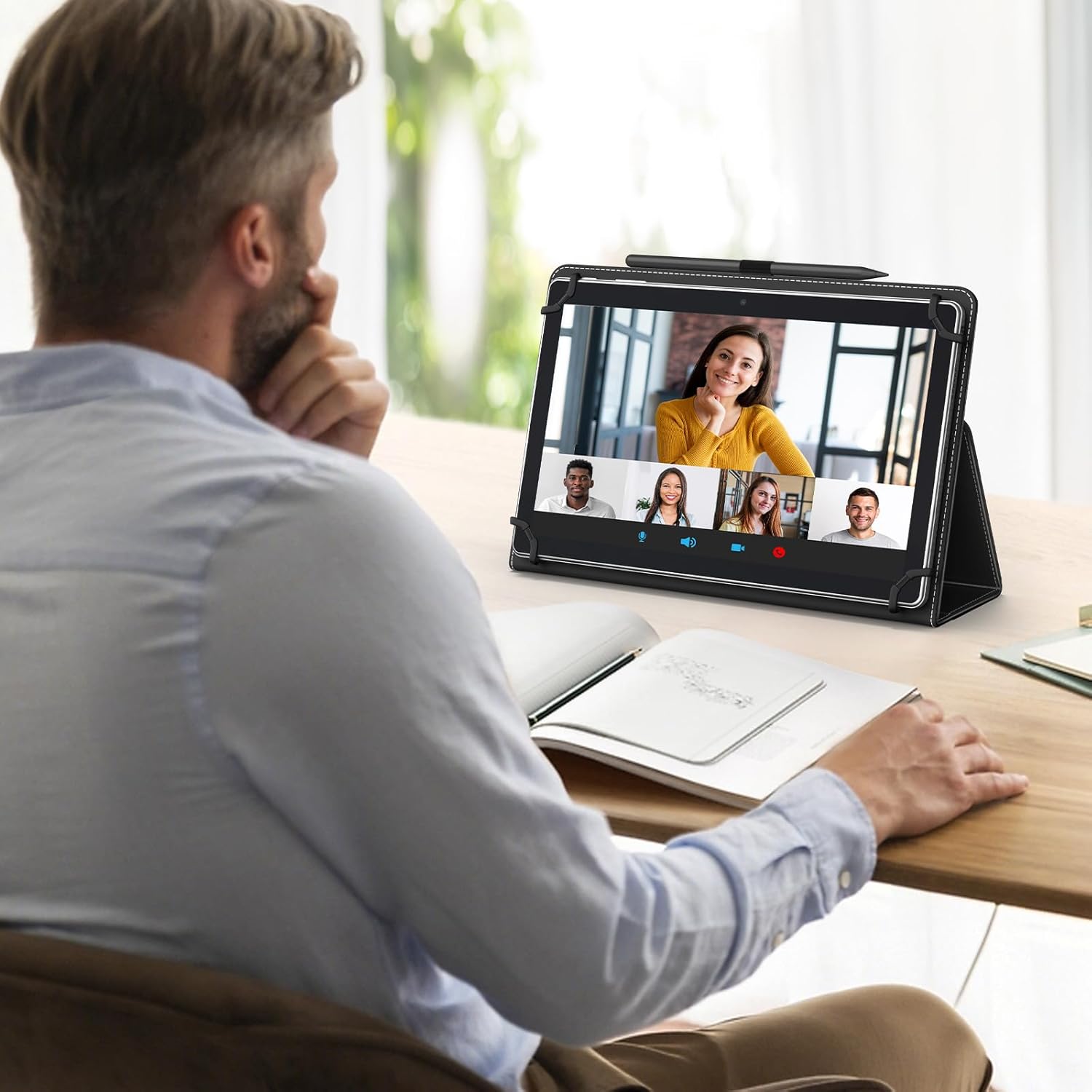 Timovo Custodia Universale per Tablet 10.1 Pollici, Nera - immagine 6