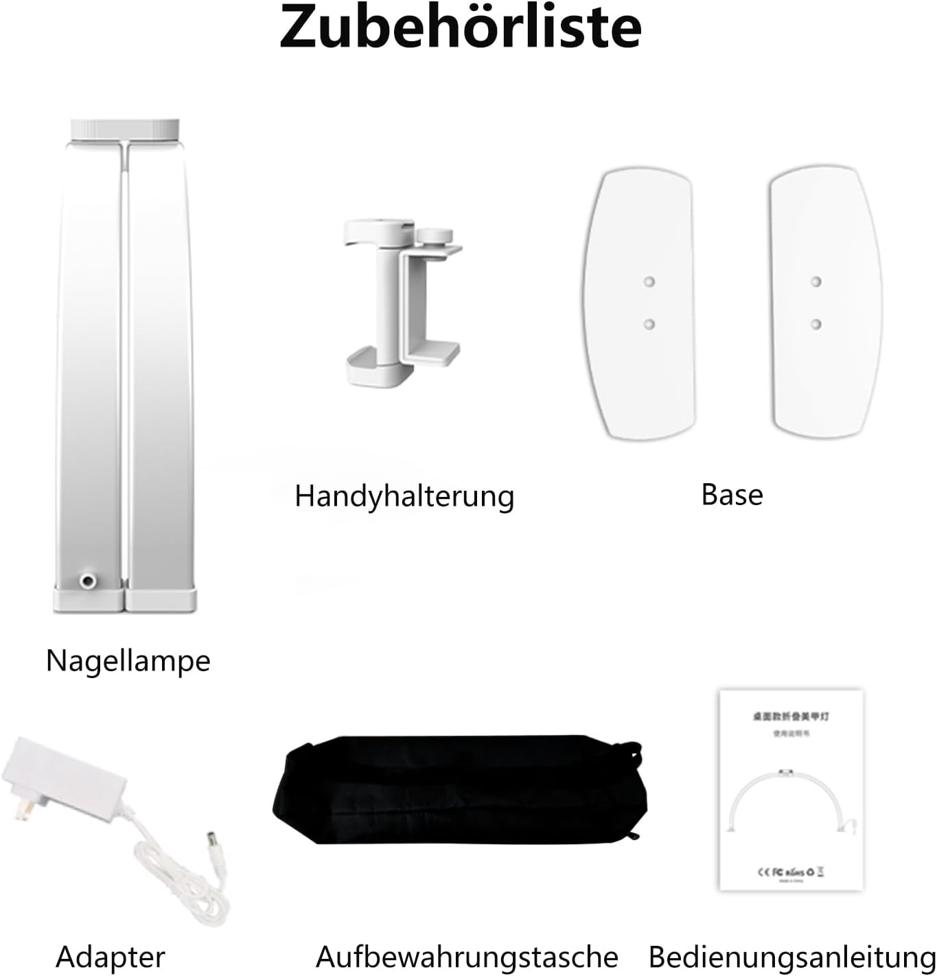 Smoctar Lampada a Mezzaluna Pieghevole per Nail Tech - immagine 5