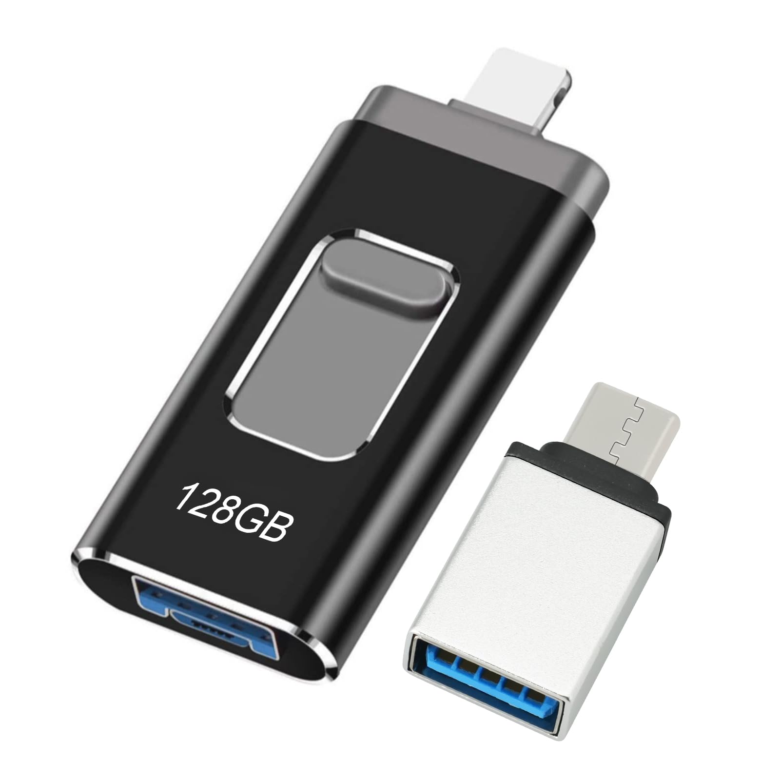 Chiavetta USB 128GB 4 in 1 per iPhone/Android/PC
