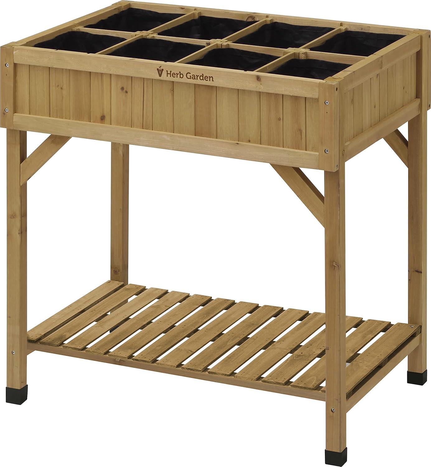 Veg Trug RHP6002N, Vasca e Superficie di Appoggio per Giardino, 80 x 78 x 58 cm