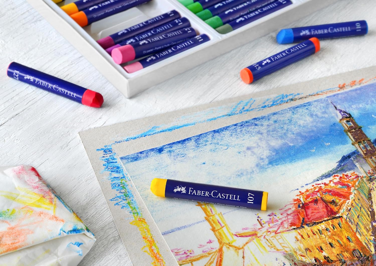 Faber-castell Pastelli a Olio Permanenti STUDIO QUALITY - immagine 3