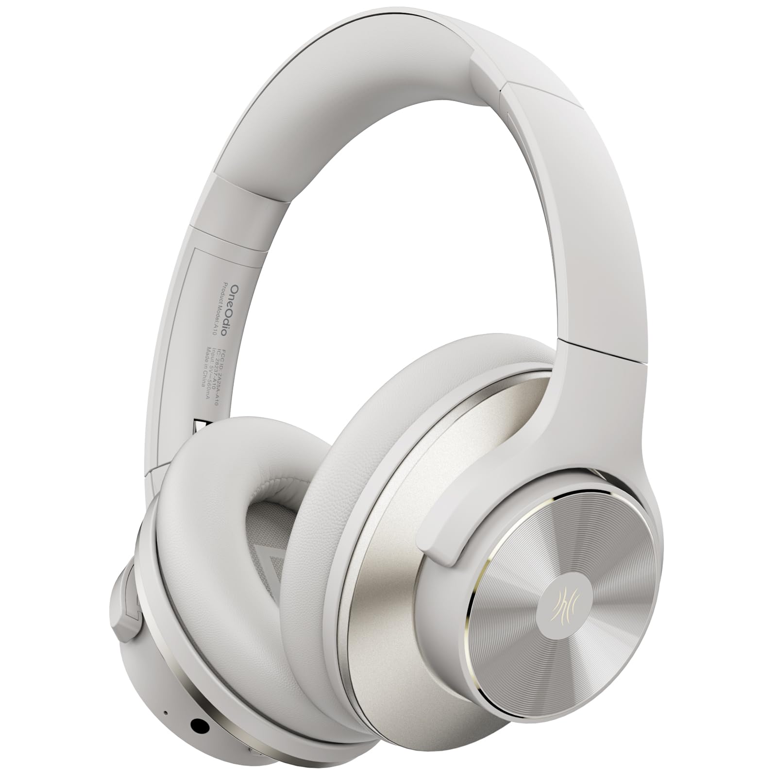 Oneodio A10 Cuffie Bluetooth Over Ear ANC Ibrida, Grigio