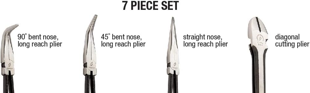 Sunex 3613V - Set di 7 pinze lunghe - immagine 2