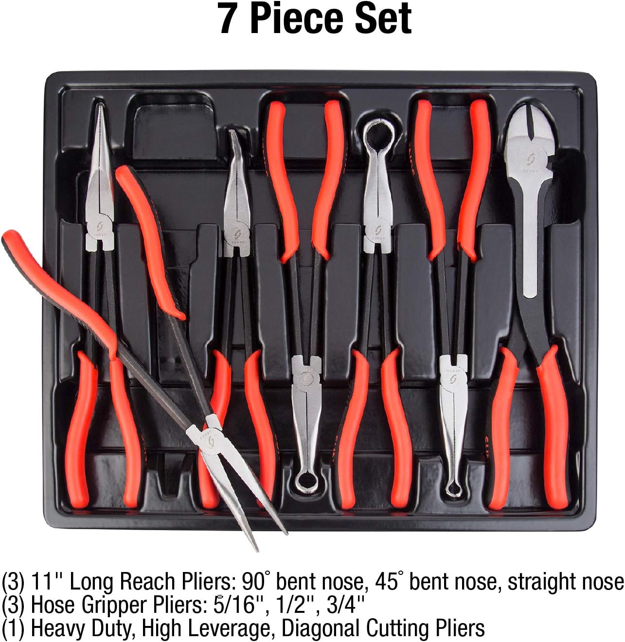 Sunex 3613V - Set di 7 pinze lunghe - immagine 5