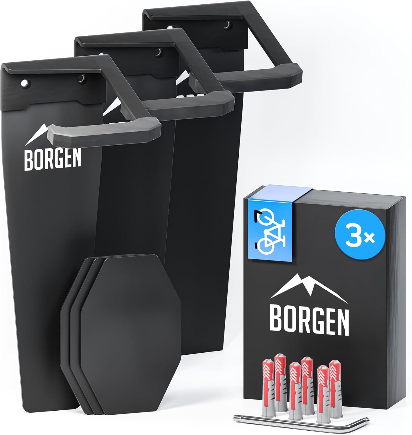 Borgen Supporto da Parete Verticale per Bici - immagine 1