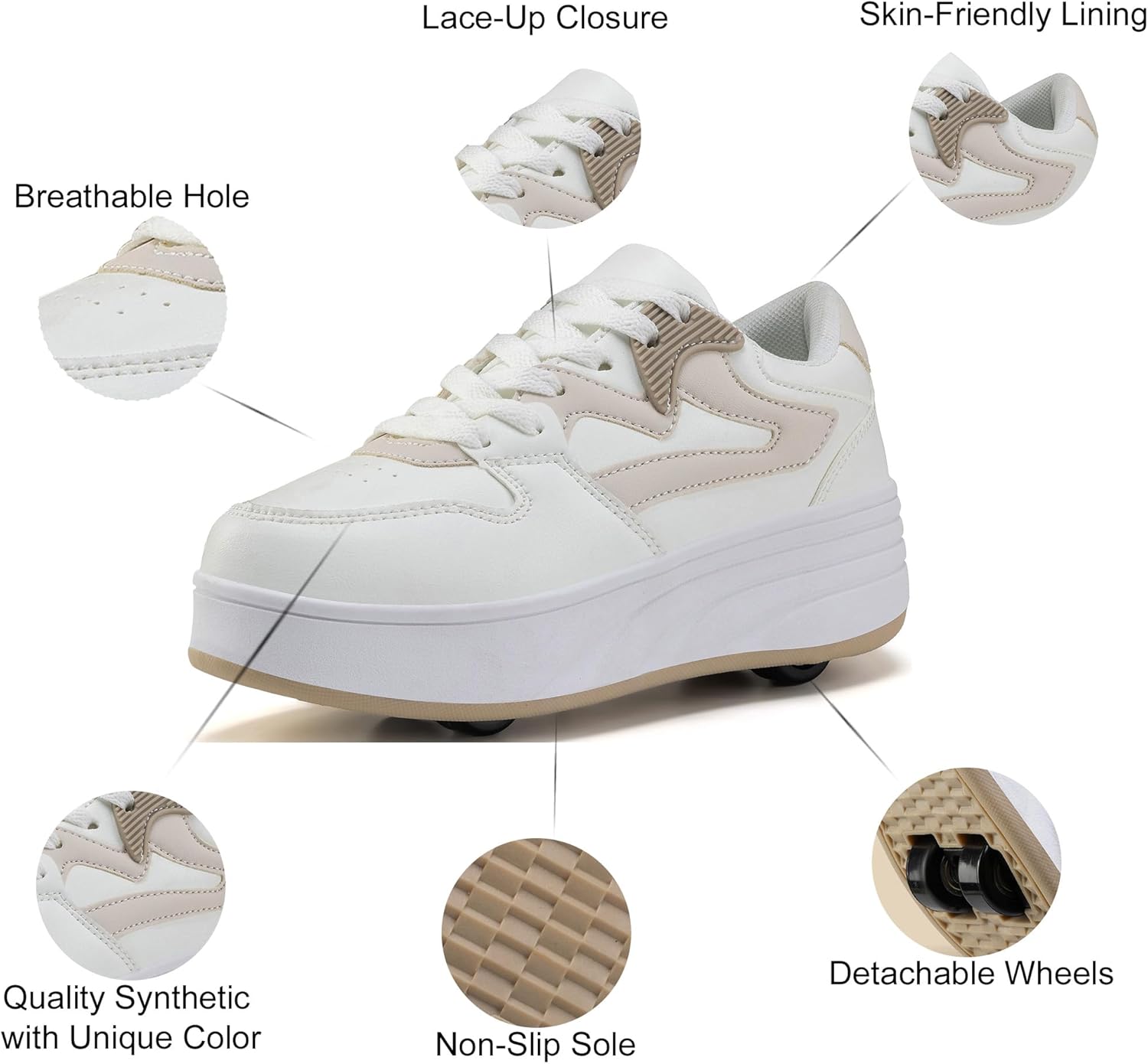 ANEFUN Scarpe da Skate per Bambini con Ruote - immagine 3