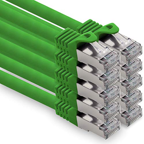 Cavo di Rete CAT 7 S-FTP PIMF LSZH 10Gbs, Verde