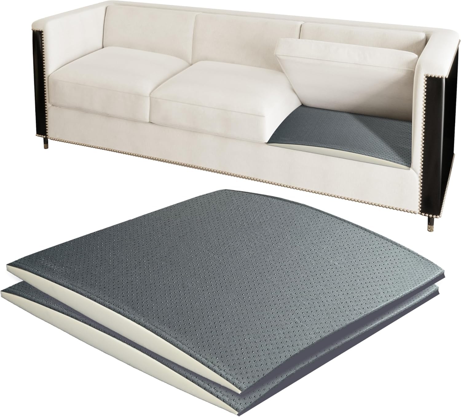 Supporto per Cuscino Seduta Divano 52x52 cm (2 Pezzi)