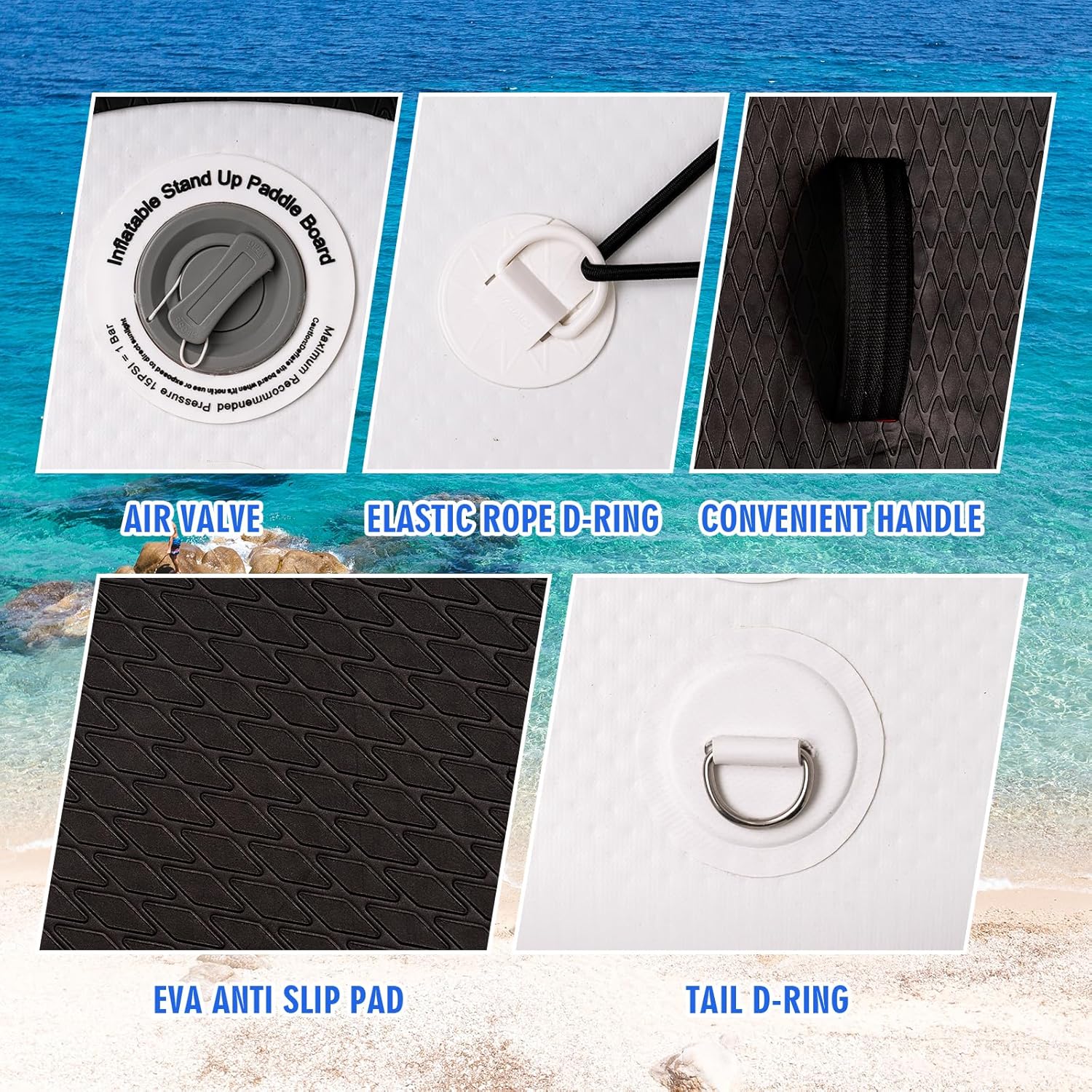 Funwater Tavola SUP Gonfiabile per Adulti e Ragazzi - immagine 4