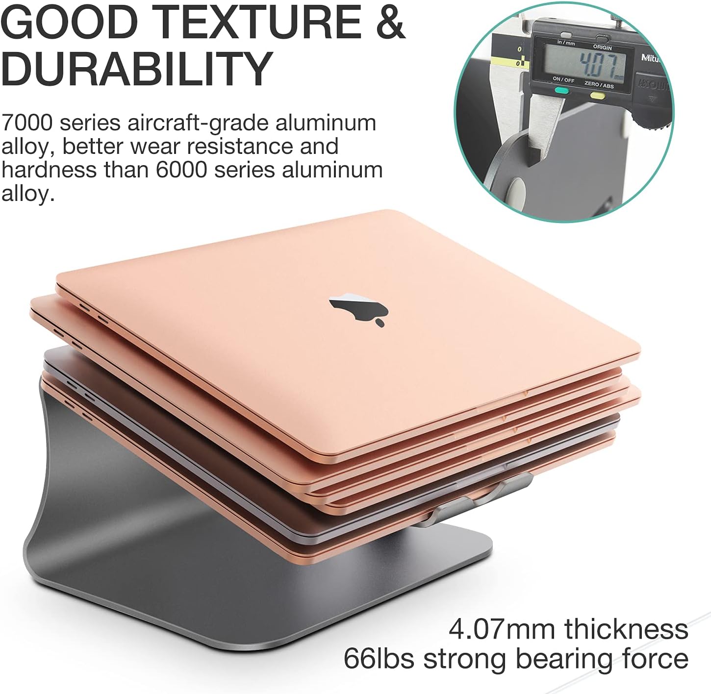 Supporto per Laptop Ergonomico in Alluminio - immagine 6