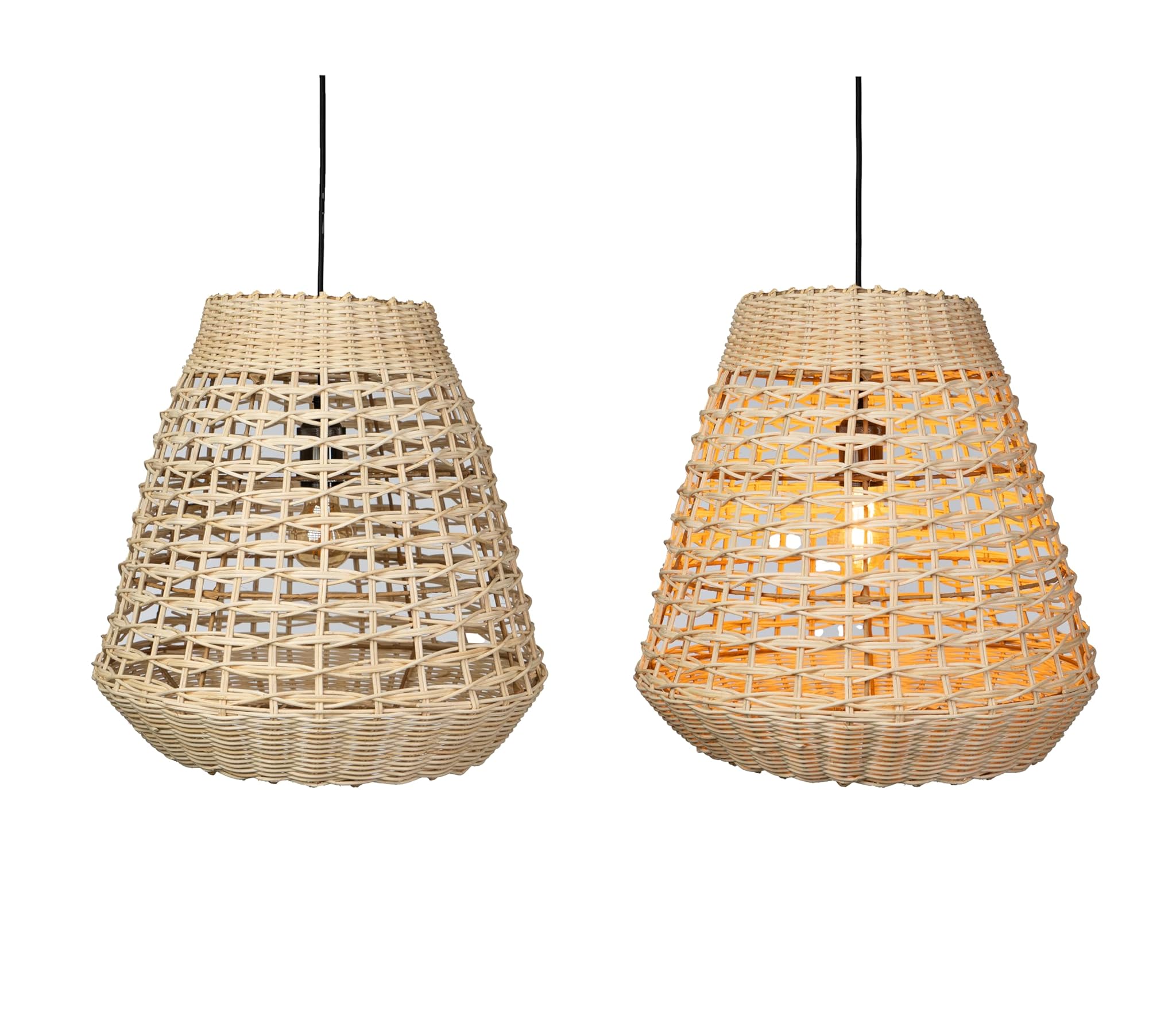 LAMPARA COLGANTE RATTAN NATURAL E27/ 220240V