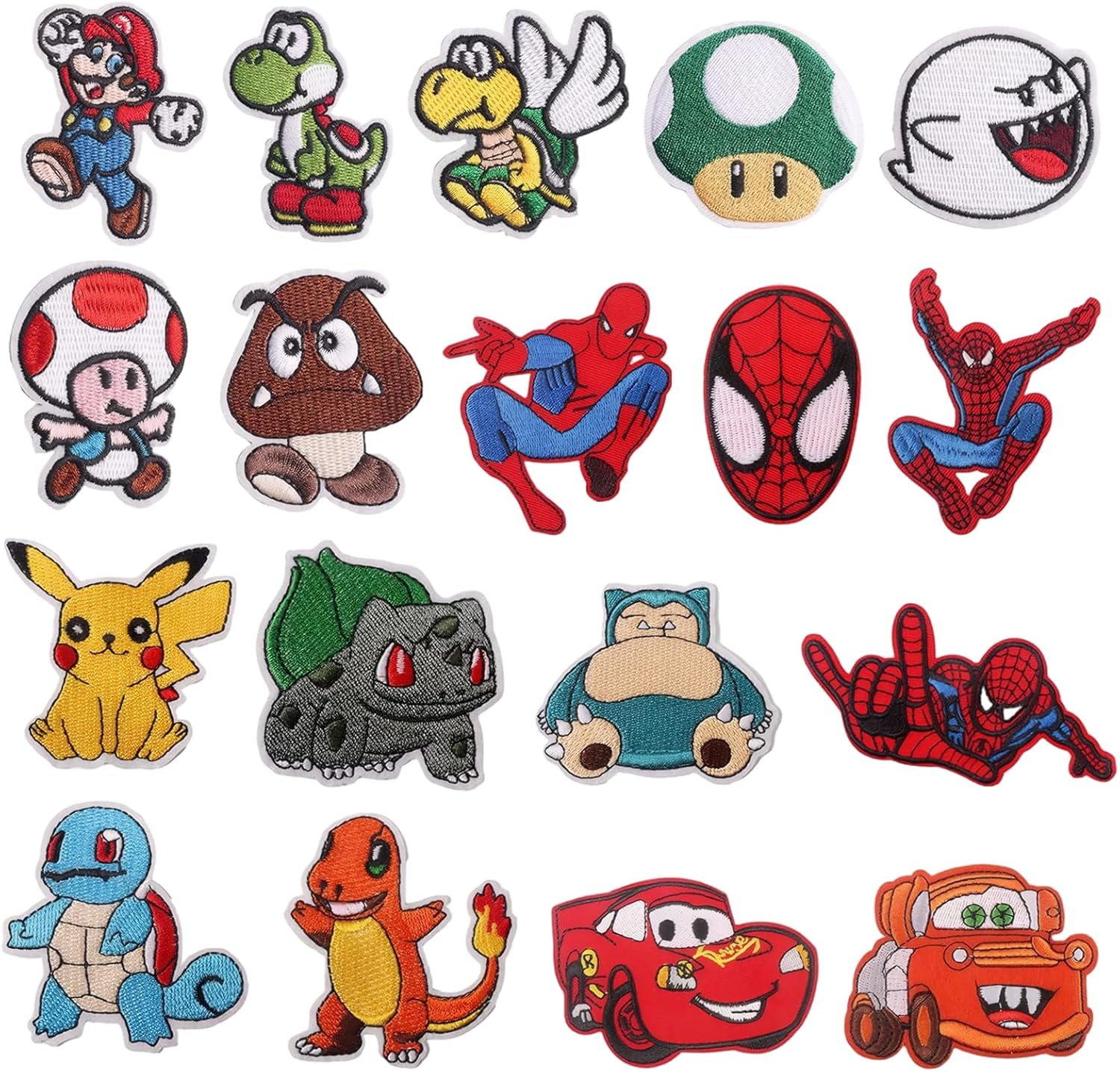 18 Toppe Termoadesive per Bambini con Ferro da Stiro - immagine 1