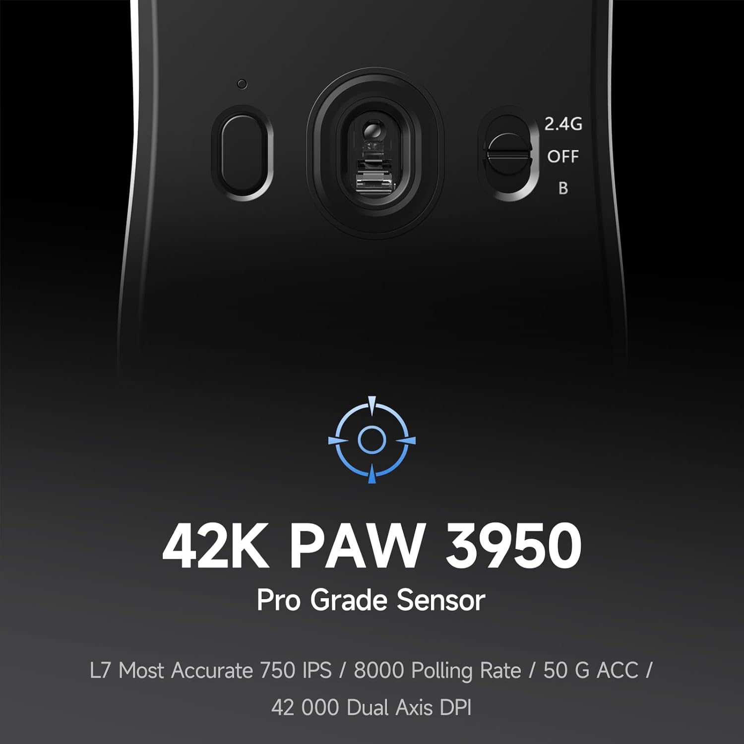 MCHOSE L7 Mouse Wireless Superlight 39 g - immagine 3