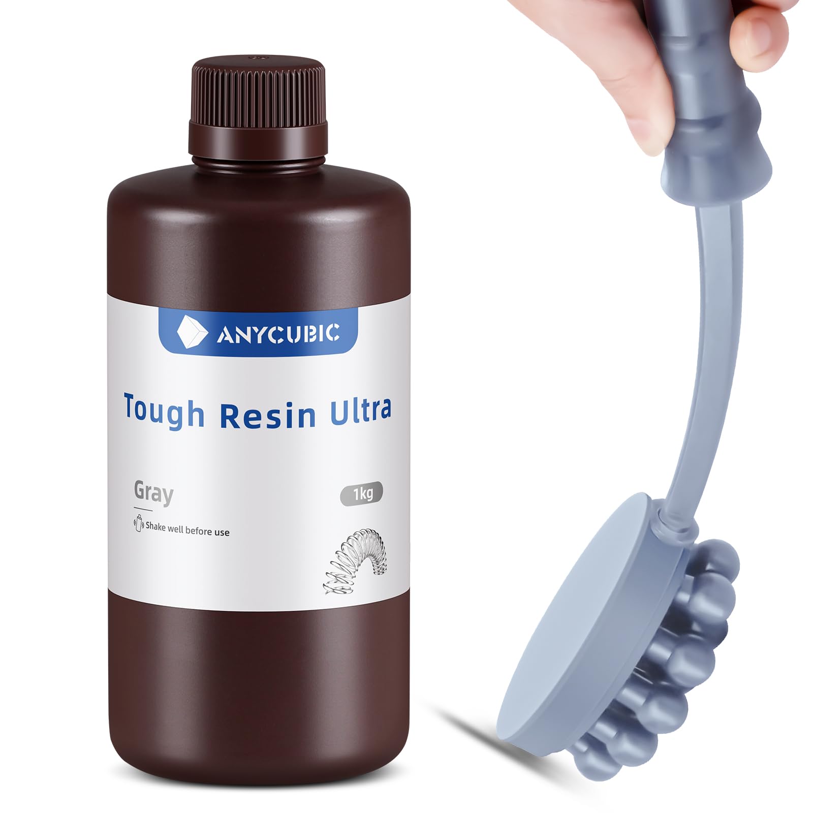 ANYCUBIC Resina Stampante 3D Ultra Tough 1000g, Grigio