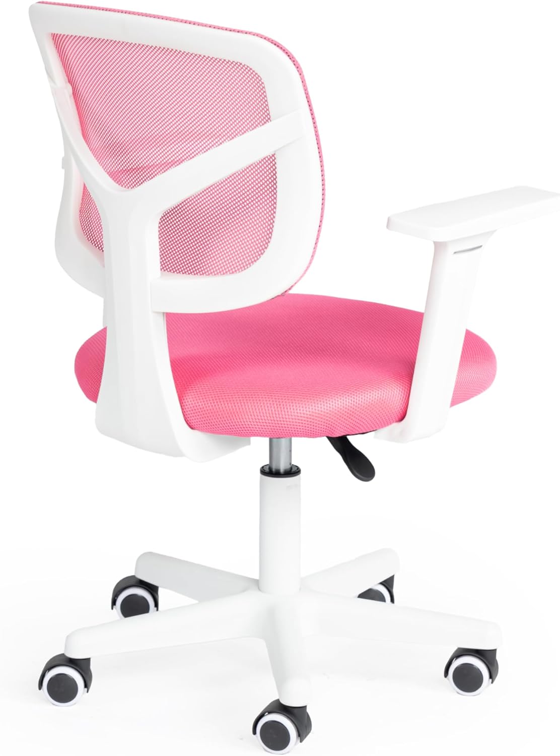 Furniturer Sedia Girevole Ufficio/Studio, Rosa - immagine 5