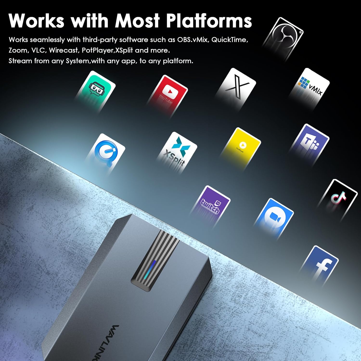 Wavlink Scheda Acquisizione Video HDMI 4K - immagine 6