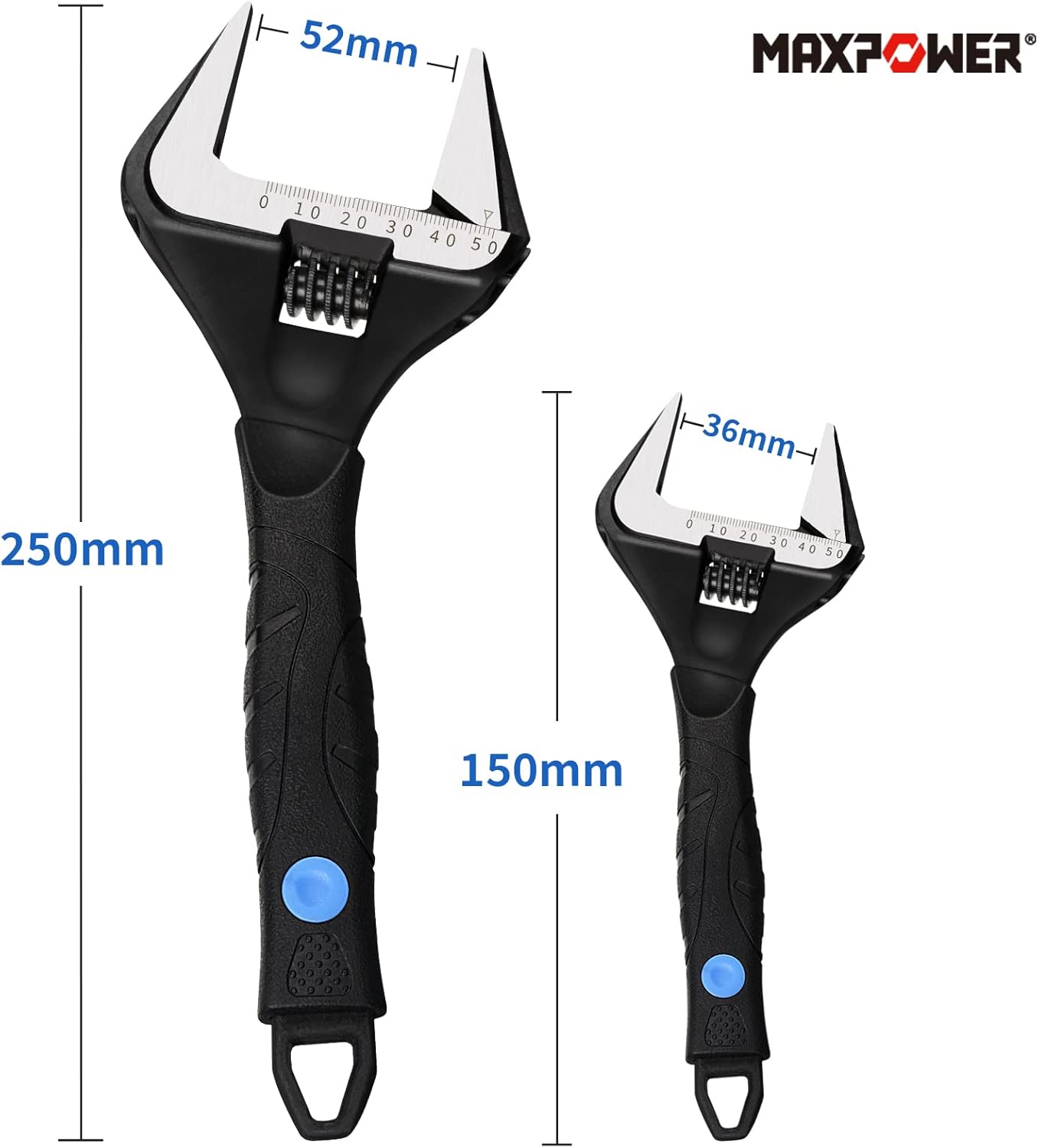 Maxpower Set di 2 Chiavi Regolabili 15cm e 25cm - immagine 2