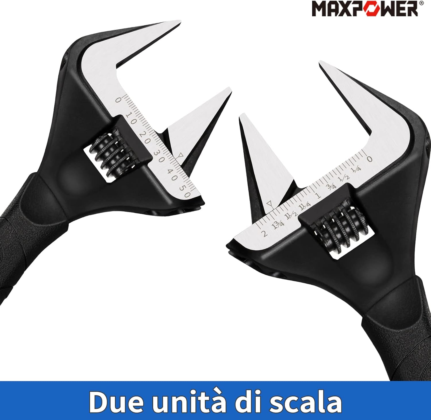 Maxpower Set di 2 Chiavi Regolabili 15cm e 25cm - immagine 3