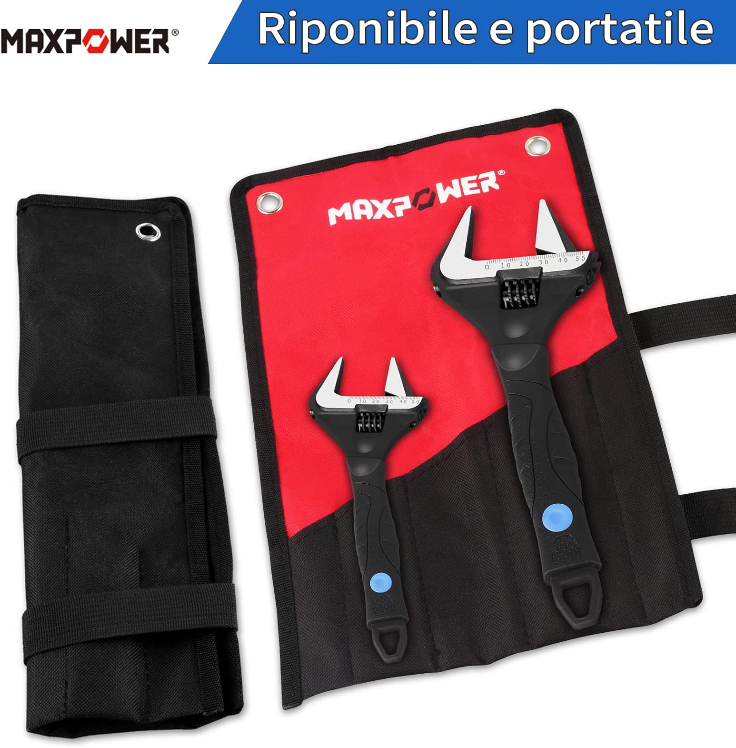 Maxpower Set di 2 Chiavi Regolabili 15cm e 25cm - immagine 5