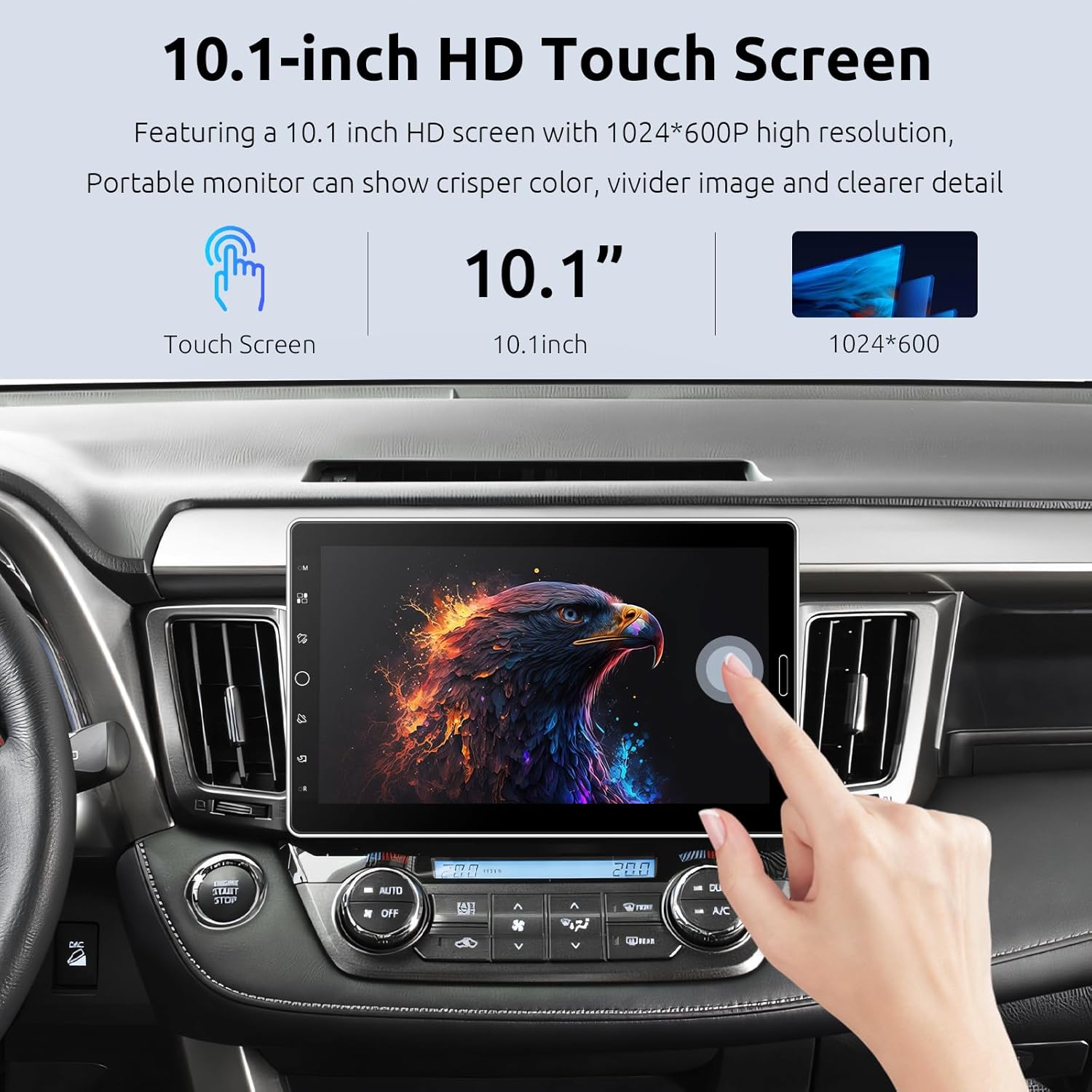 Vechtel Autoradio 1 Din con Carplay Android Auto Wireless - immagine 6