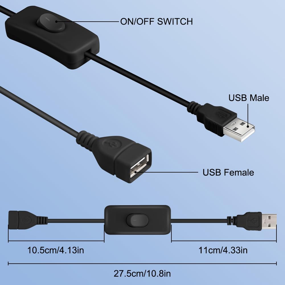 Axfee Cavo USB con Interruttore On/Off - immagine 2