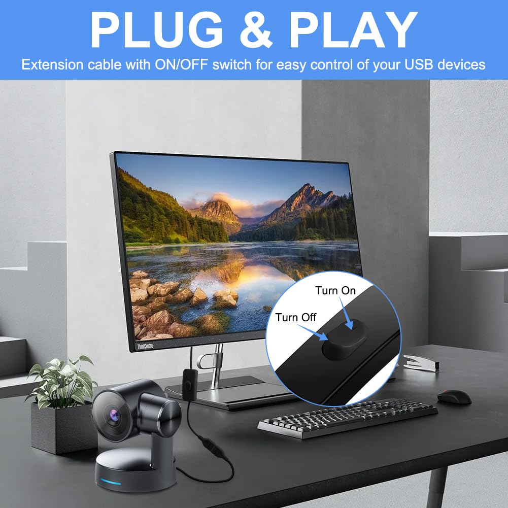 Axfee Cavo USB con Interruttore On/Off - immagine 4