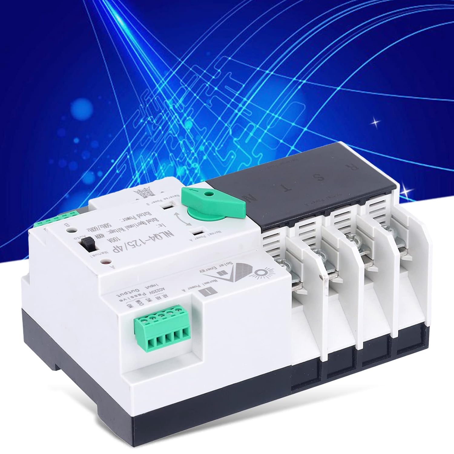 Interruttore Automatico a Doppia Alimentazione NLQ4‑125/4P 100A - immagine 2