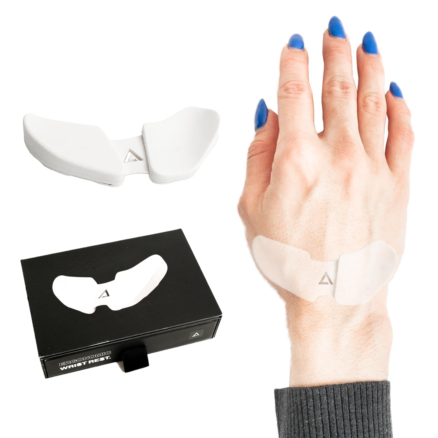Deltahub Carpio 2.0 - Poggiapolsi Ergonomico per Destrimani, S