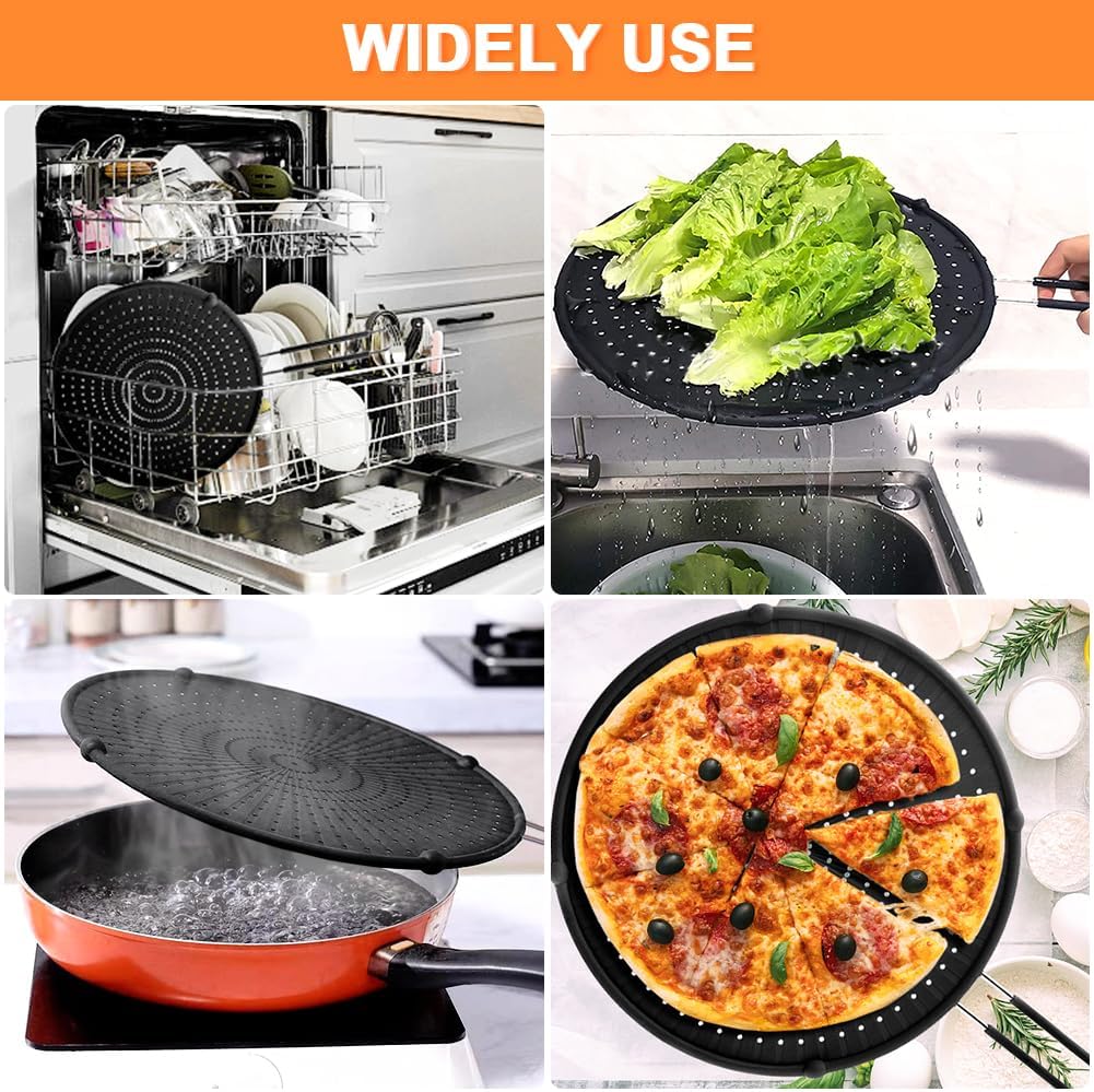 Paraschizzi per Padella in Silicone Resistente al Calore - immagine 5