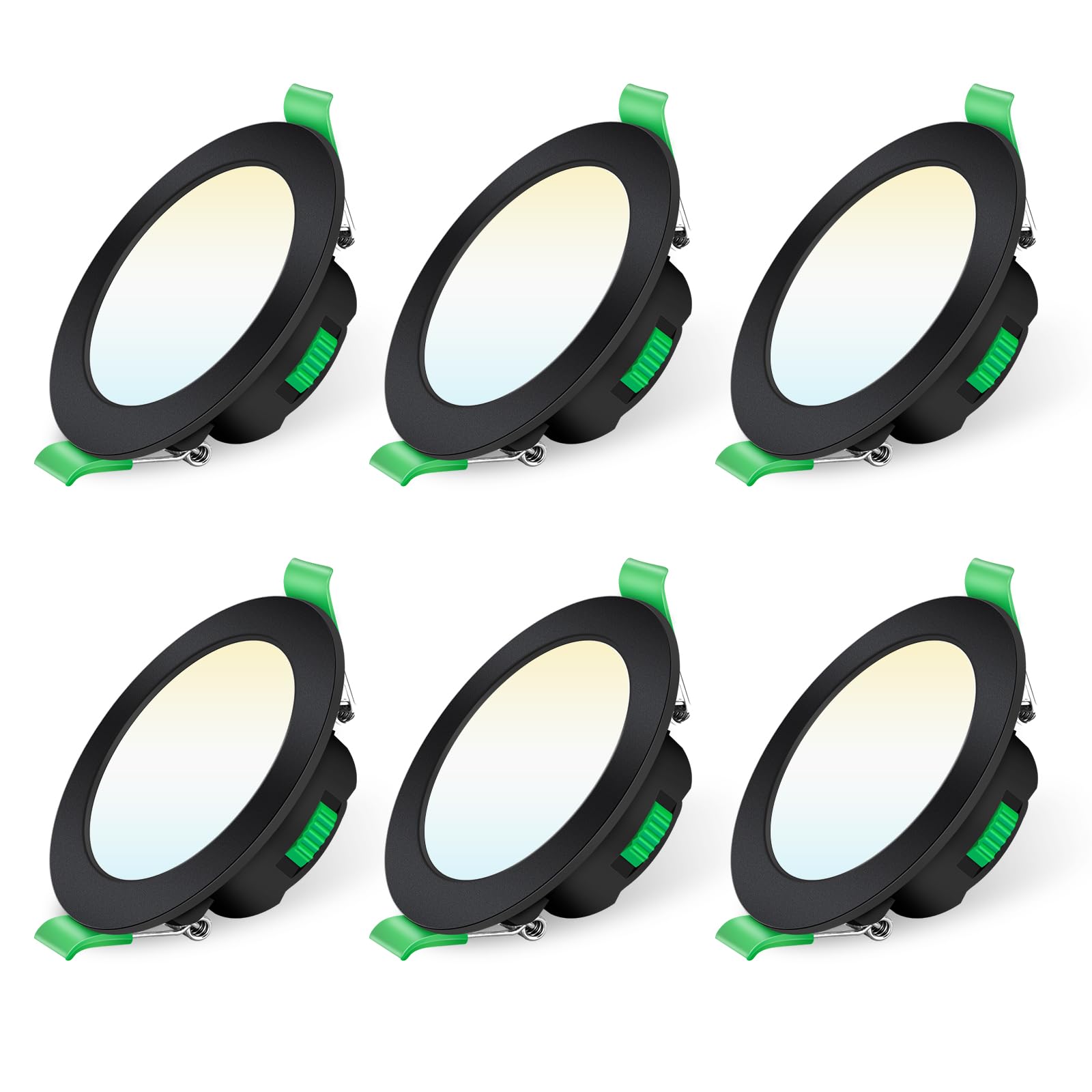 Alusso Faretti LED Incasso Dimmerabili 7W IP44 - Set 6