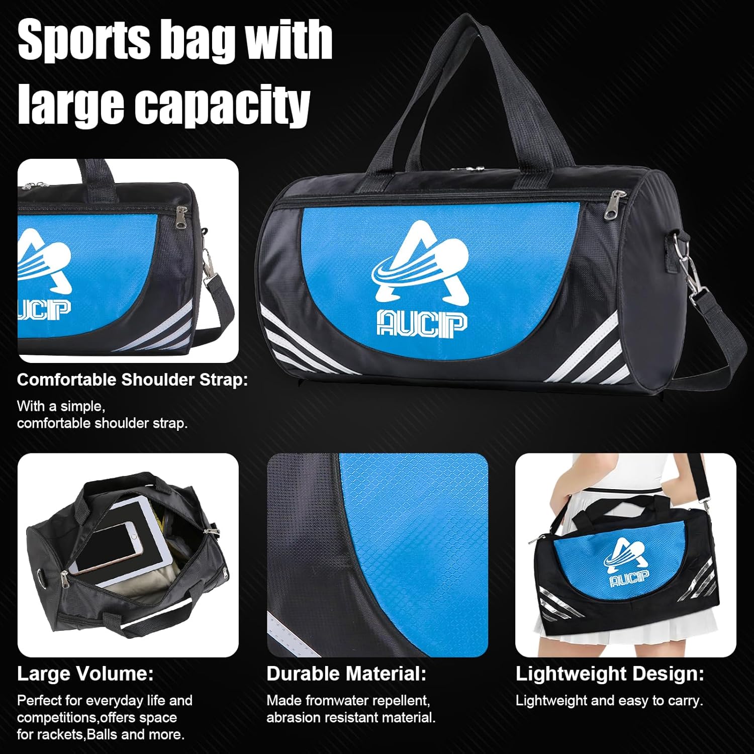 Aucip Set Racchette Pickleball in Fibra di Vetro - immagine 6