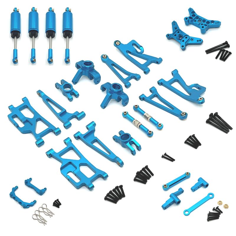 JOYSOG Kit Accessori Metallo per Hyper Go 1/14 RC Auto (Blu)
