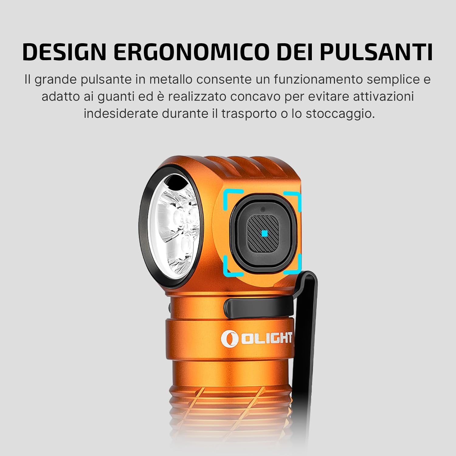 OLIGHT Perun 3 - Lampada Frontale LED Ricaricabile 3000 Lumen - immagine 5