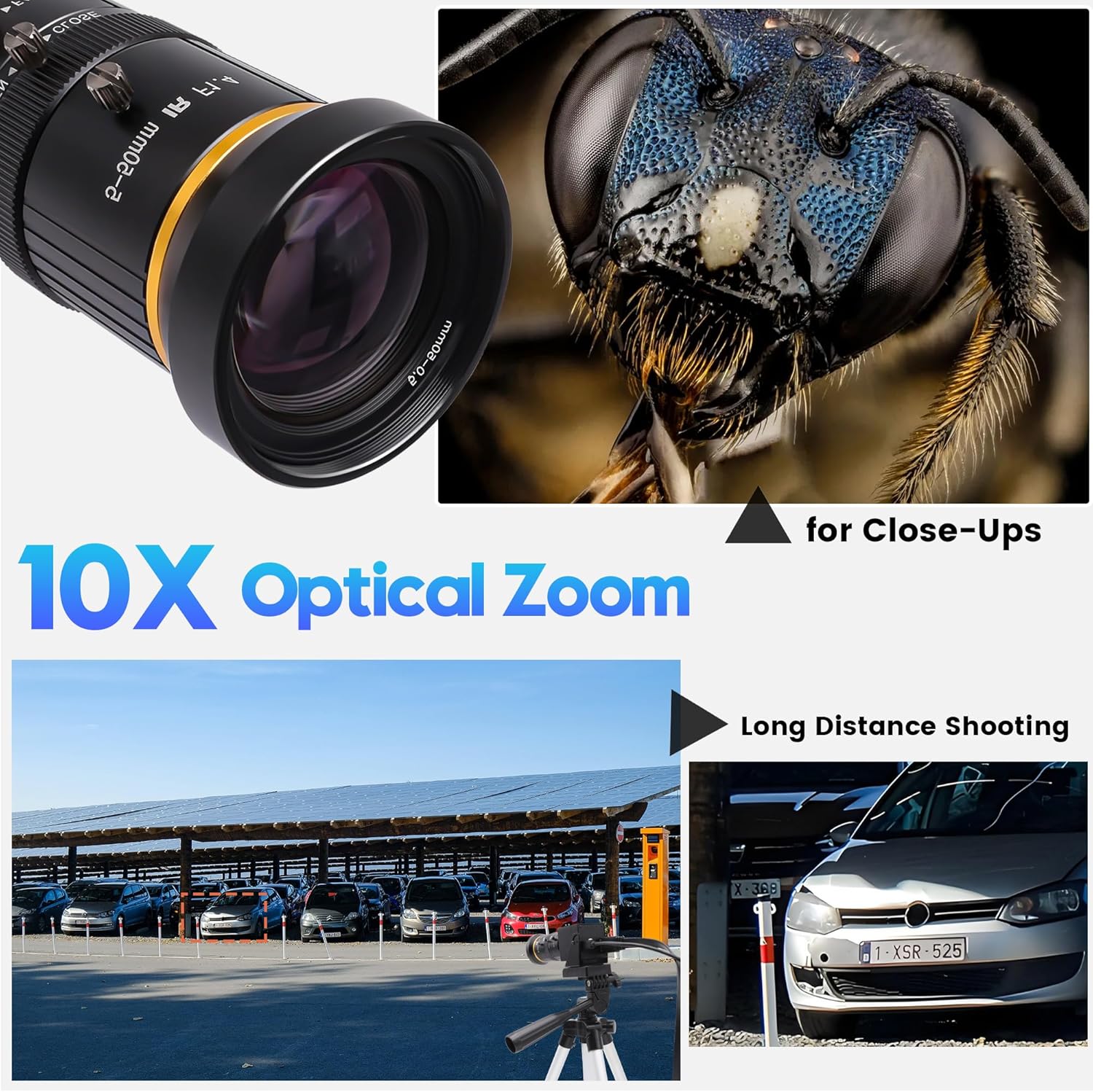 Svpro Telecamera HDMI 4K USB HD Streaming con Zoom 10X - immagine 6