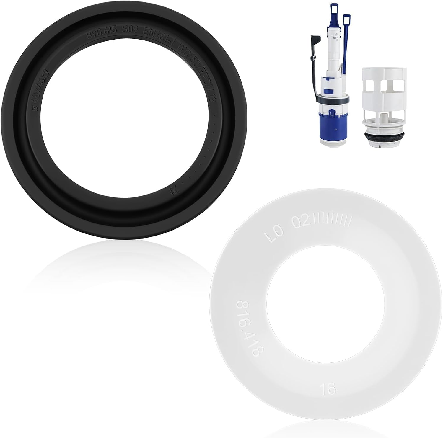 Guarnizioni Set Cassetta per Geberit (2 Pezzi) - immagine 1