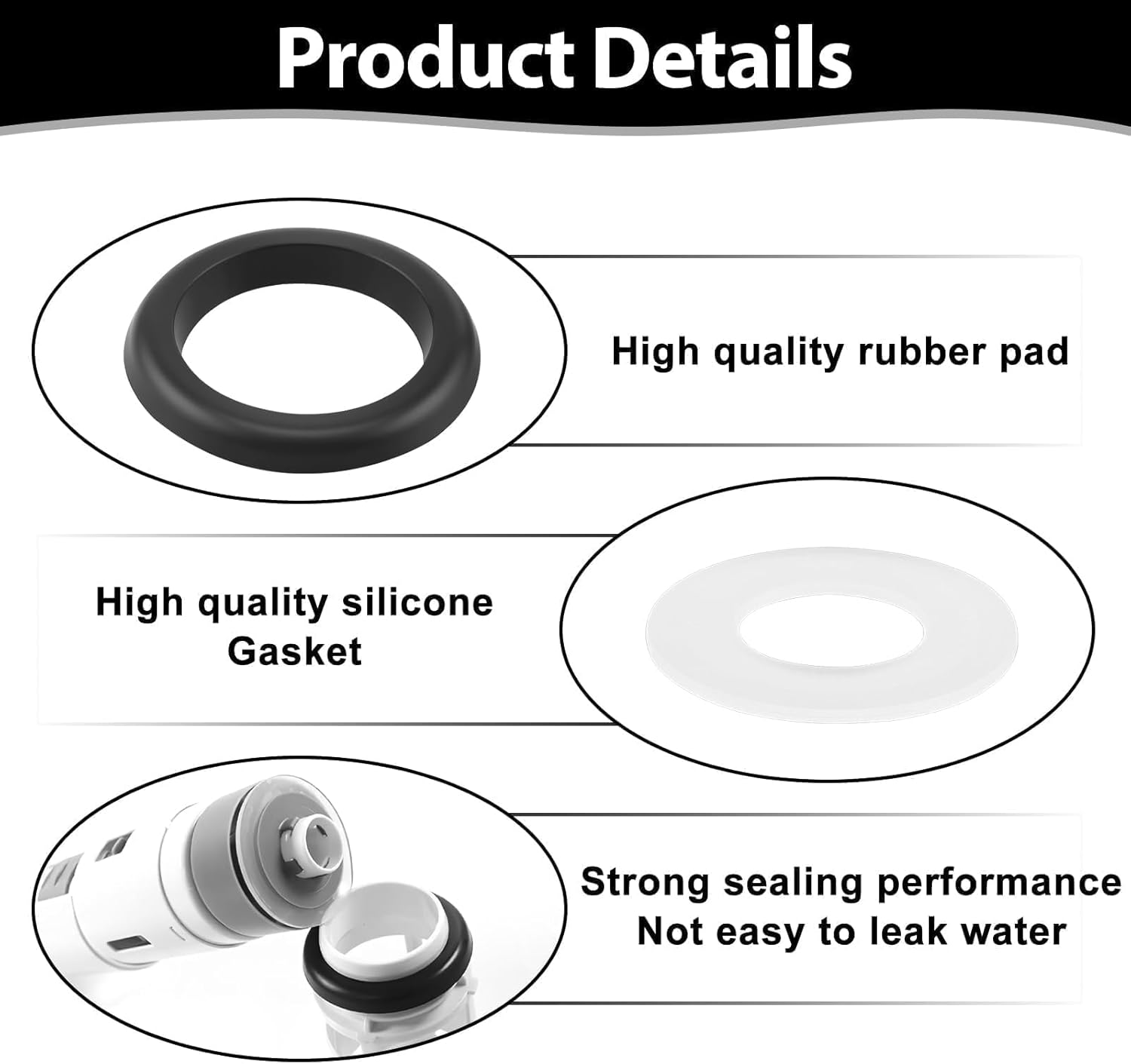 Guarnizioni Set Cassetta per Geberit (2 Pezzi) - immagine 4
