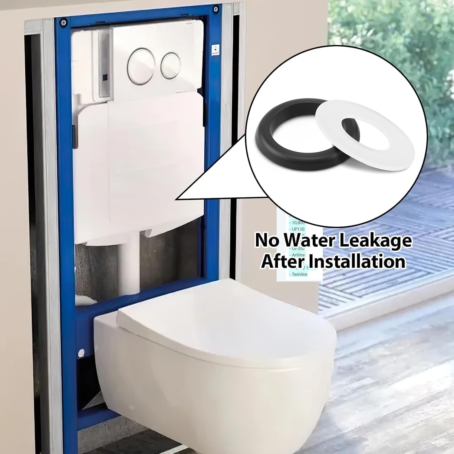 Guarnizioni Set Cassetta per Geberit (2 Pezzi) - immagine 6