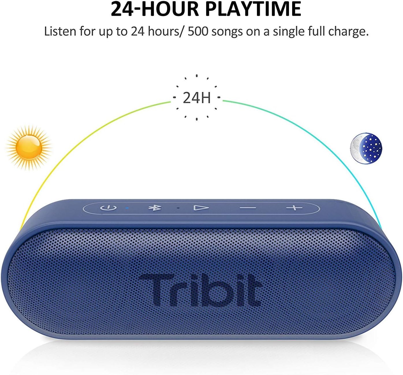 Tribit Cassa Bluetooth Portatile IPX7 con Basso+ - immagine 3
