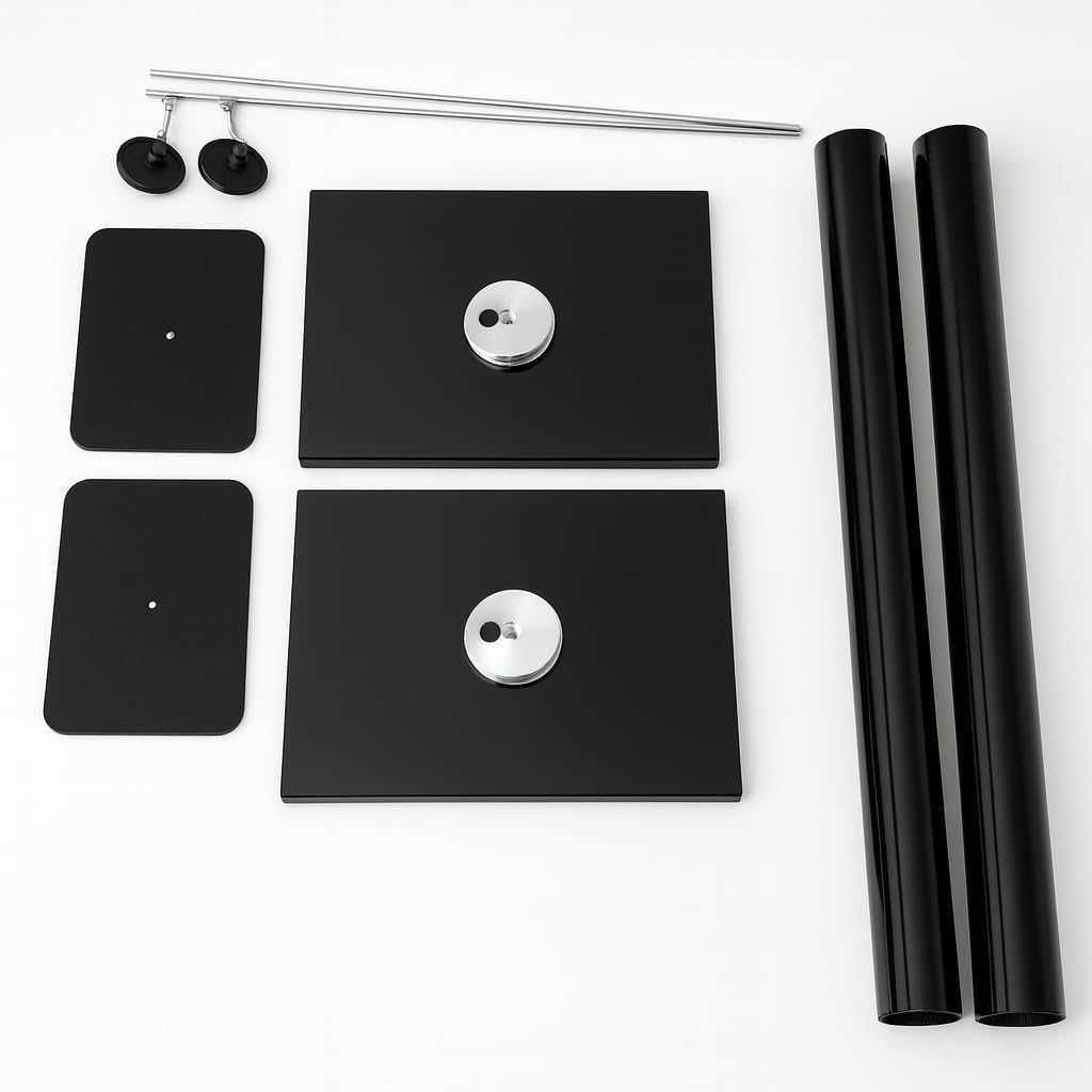 Sonorous SP-100/40 blk - Supporti Altoparlanti Pavimento 40cm - immagine 3