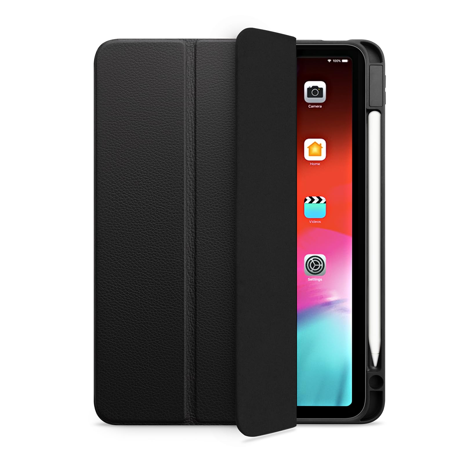 Wiiuka Custodia Ultra Sottile per iPad Pro 13" (2024) M4, Nero