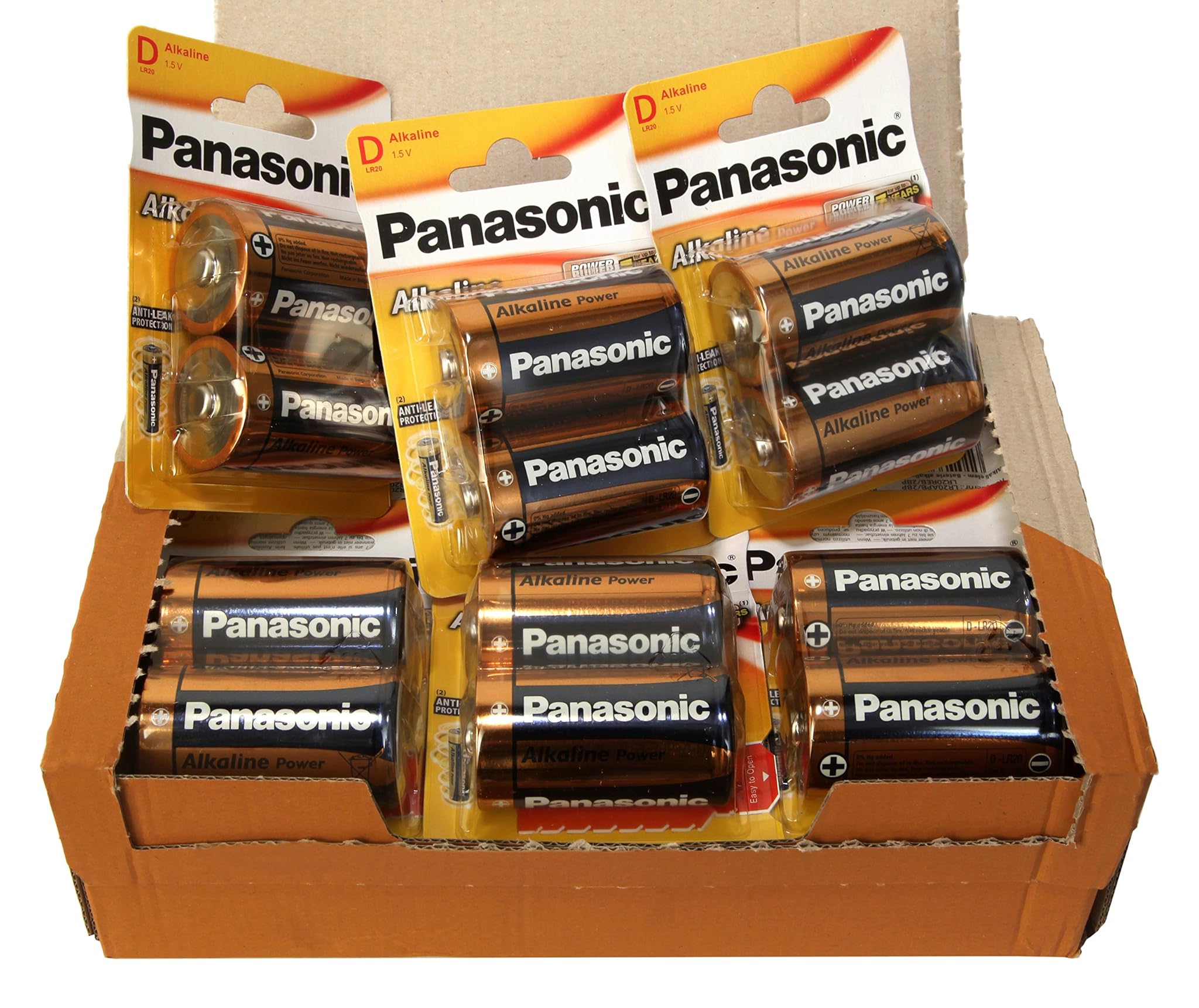 Panasonic POWER LR20 D-Pack 24 pile alcaline