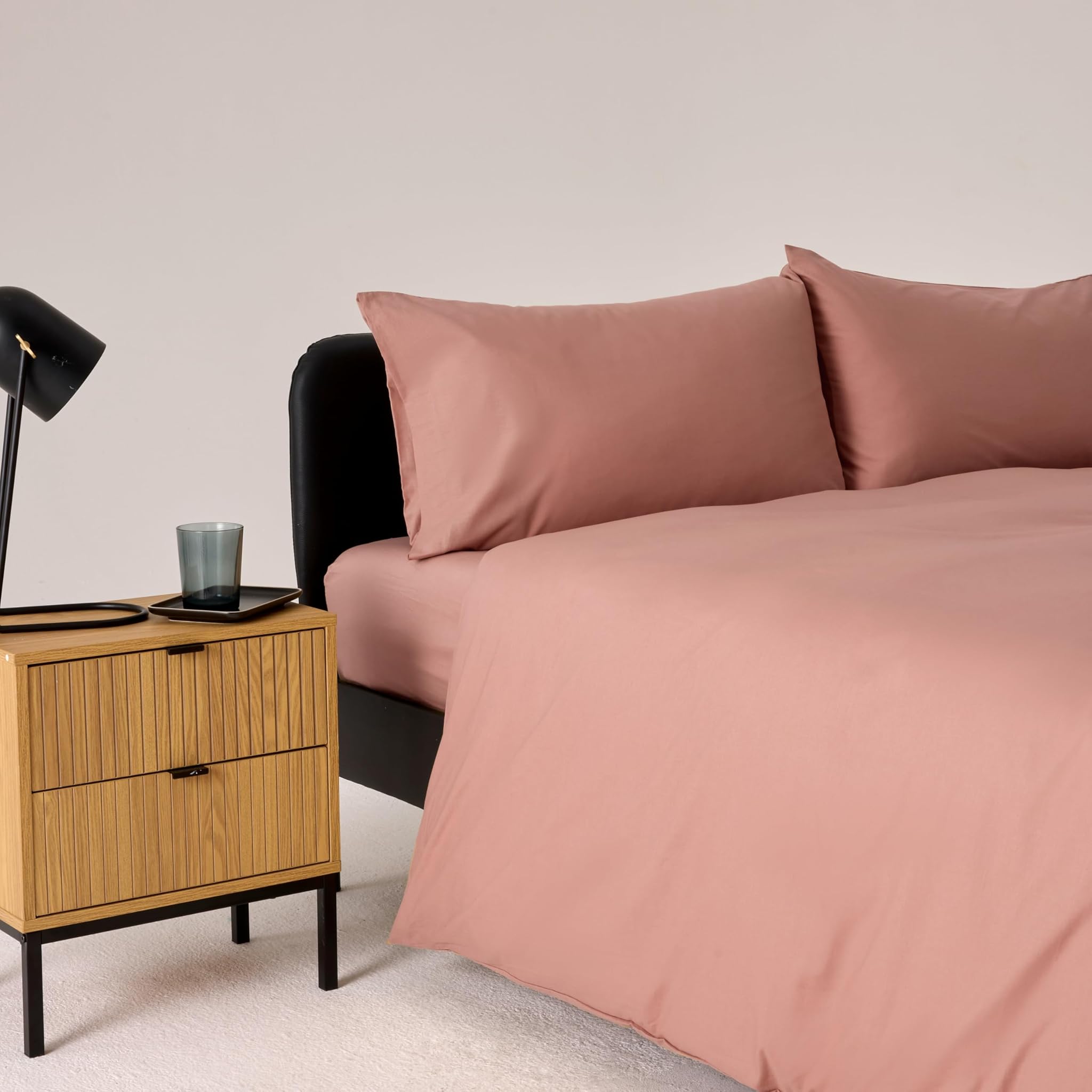 Bassetti Completo Copripiumino Una Piazza e Mezzo, Cipria