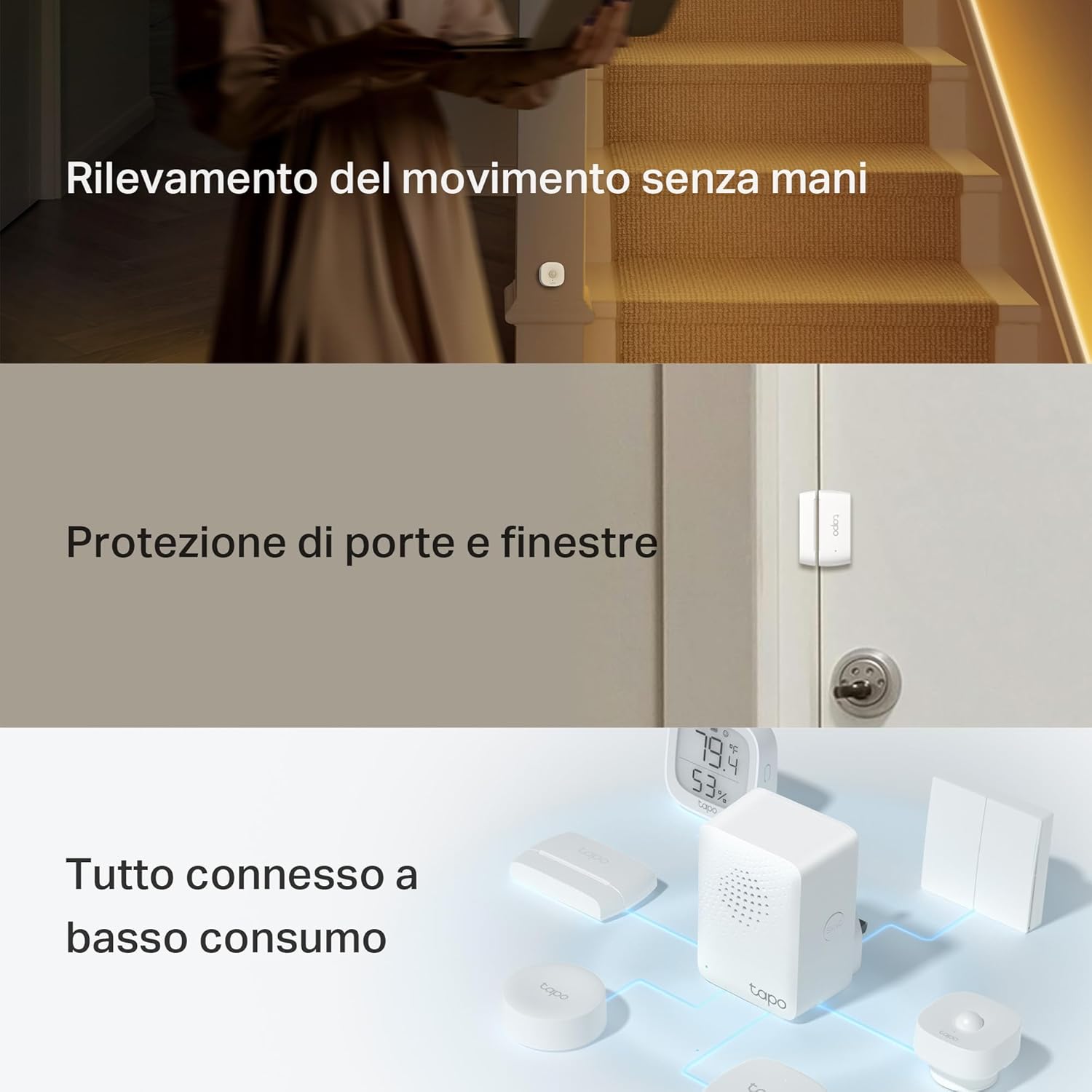 Tapo T30 KIT - Sistema di Allarme Casa Senza Fili - immagine 3