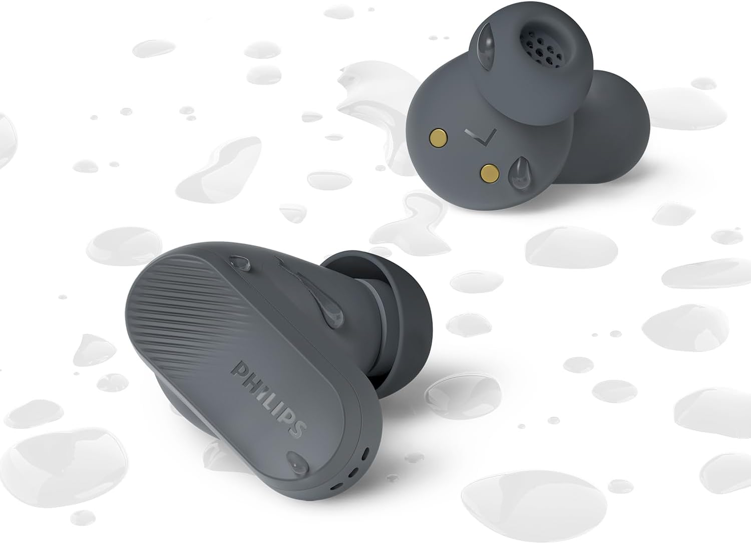 Philips TAT3509GY Cuffie Bluetooth True Wireless, Grigio - immagine 2