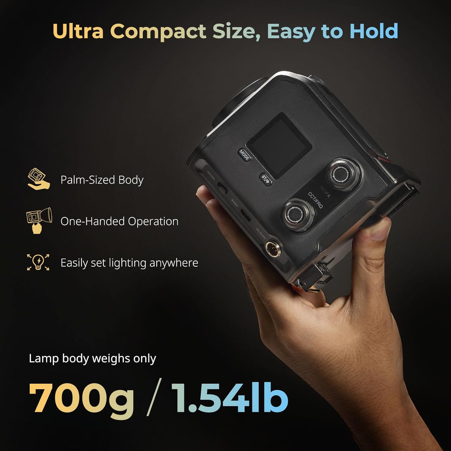 Smallrig RC 100B COB Video Light Bicolore - immagine 2